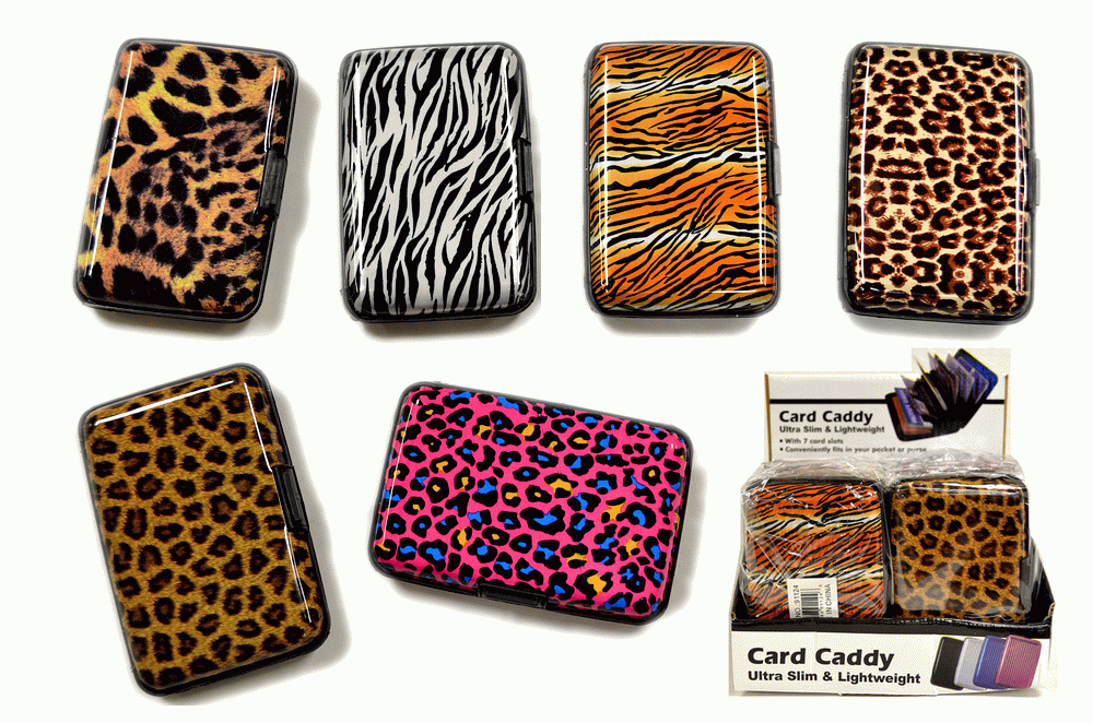 Animal Skin ID Case, 1 dz/display